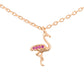 Necklace Diamante Flamingo Pink