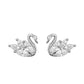 Earring Diamante Swan