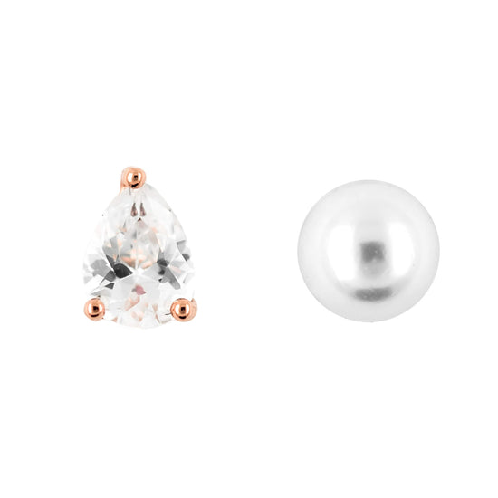 Earring Diamante and Pearl