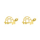 Earring Cute Tortoise Stencil