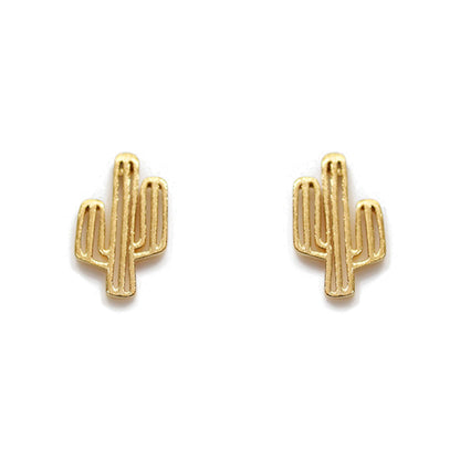 Earring Cactus Gold
