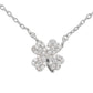 Necklace Diamante 4 Leaf Clover