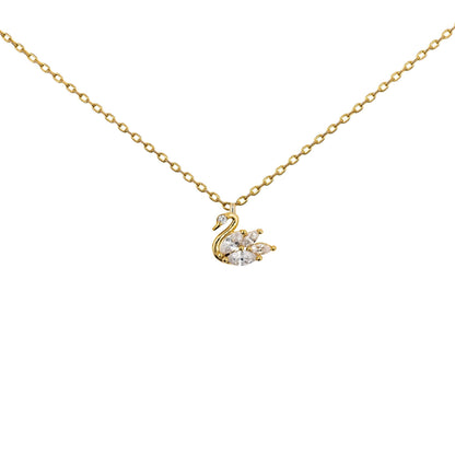 Necklace Diamante Swan