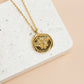 Necklace Medallion Bee Gold
